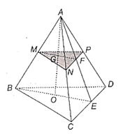 Cho tứ diện ABCD và các điểm M, N, P lần lượt thuộc các cạnh AB, AC, AD