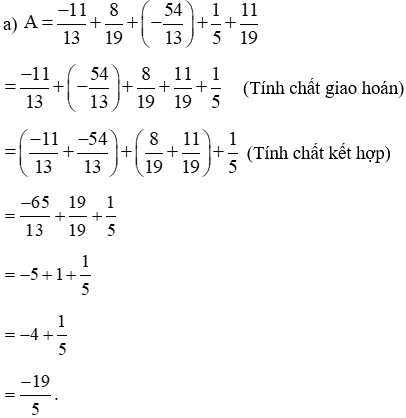 Tính một cách hợp lí