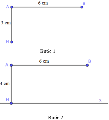 Vẽ hình theo yêu cầu sau: a) Hình vuông có độ dài cạnh bằng 3, 5cm