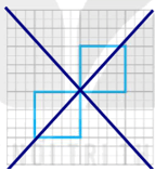 Hình dưới đây là một đường gấp khúc có độ dài bằng 4 đơn vị. Em hãy vẽ thêm vào hình