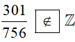 Chọn kí hiệu ∈, ∉ thích hợp cho ?