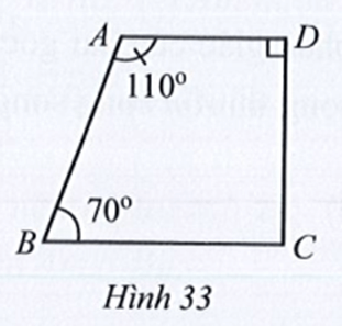 Tìm số đo góc BCD trong Hình 33