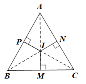 Cho tam giác đều ABC có I là điểm cách đều ba cạnh AB, BC, CA