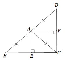 Cho tam giác ABC cân tại A Vẽ điểm D sao cho A là trung điểm của BD