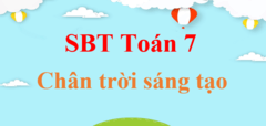 Sách bài tập Toán lớp 7 Chân trời sáng tạo | Giải SBT Toán 7 Tập 1, Tập 2 hay nhất