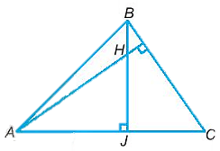 Gọi H là trực tâm của tam giác nhọn ABC. Khi AH = BC