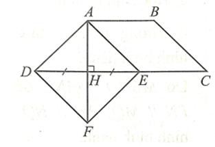 Cho hình thang cân ABCD có AB song song CD, góc D = 45 độ