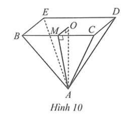 Cho hình chóp tứ giác đều A.BCDE có AO là chiều cao