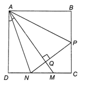 Cho hình vuông ABCD. Với điểm M nằm giữa C và D kẻ tia phân giác của góc DAM