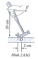 Một người dùng búa để nhổ đinh như hình 2.22