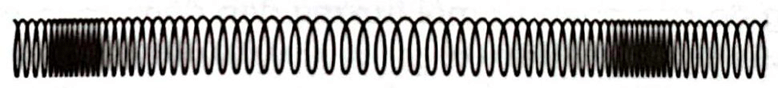 Hình 9.2 mô tả một phần của sóng dọc truyền trên một sợi dây