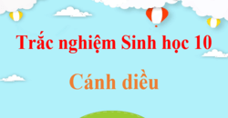 500 Câu hỏi trắc nghiệm Sinh học 10 Cánh diều có đáp án