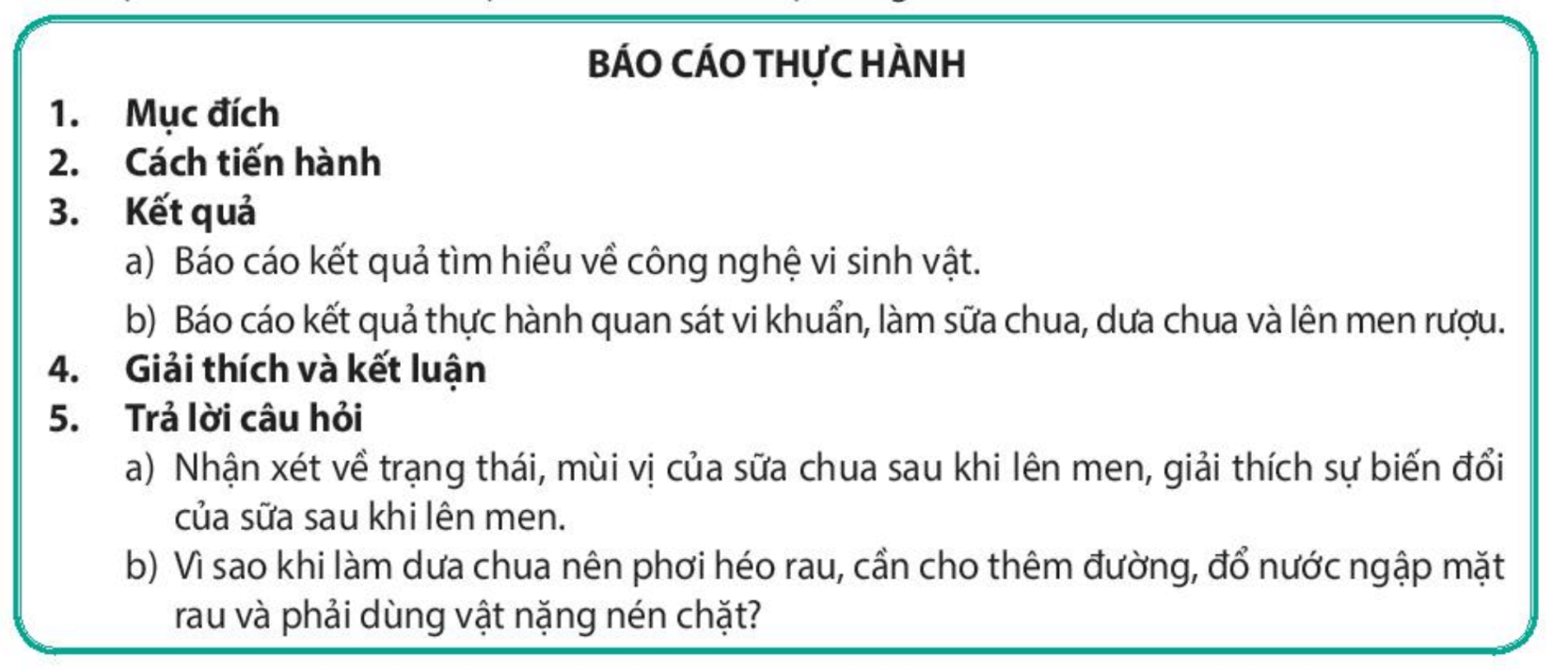 Lý thuyết Sinh 10 Kết nối tri thức Bài 23: Thực hành một số phương pháp nghiên cứu vi sinh vật thông dụng, tìm hiểu về các sản phẩm công nghệ vi sinh vật và làm một số sản phẩm lên men từ vi sinh vật