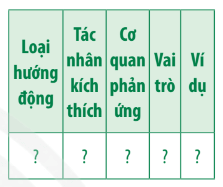 Hoàn thành bảng sau đây trang 94 Sinh học 11