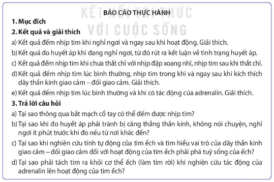 Viết báo cáo thực hành theo các nội dung trang 71