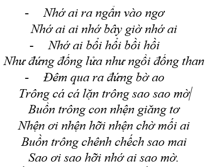 Soạn bài Ca dao than thân và ca dao yêu thương, tình nghĩa ngắn nhất