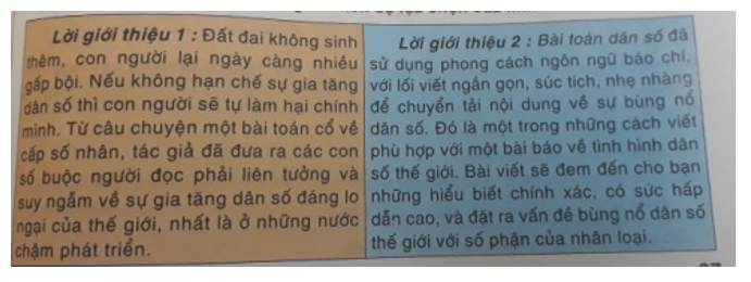 Soạn văn 8 VNEN Bài 13: Bài toán dân số | Hay nhất Soạn văn lớp 8 VNEN