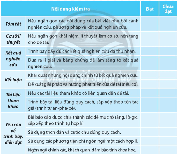 Soạn bài Viết báo cáo kết quả nghiên cứu có sử dụng trích dẫn, cước chú và phương tiện hỗ trợ | Hay nhất Soạn văn 10 Chân trời sáng tạo