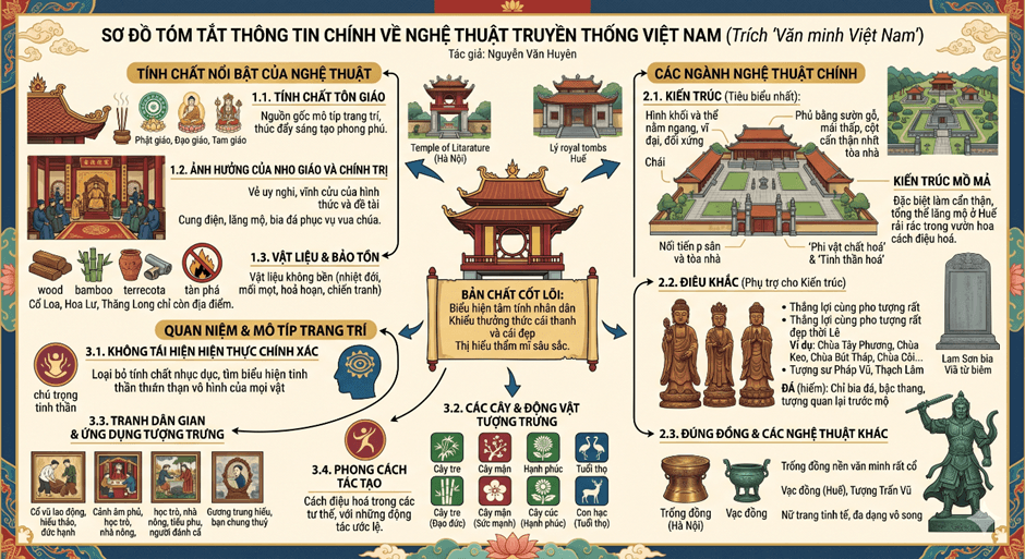 Soạn bài Nghệ thuật truyền thống của người Việt | Hay nhất Soạn văn 10 Kết nối tri thức