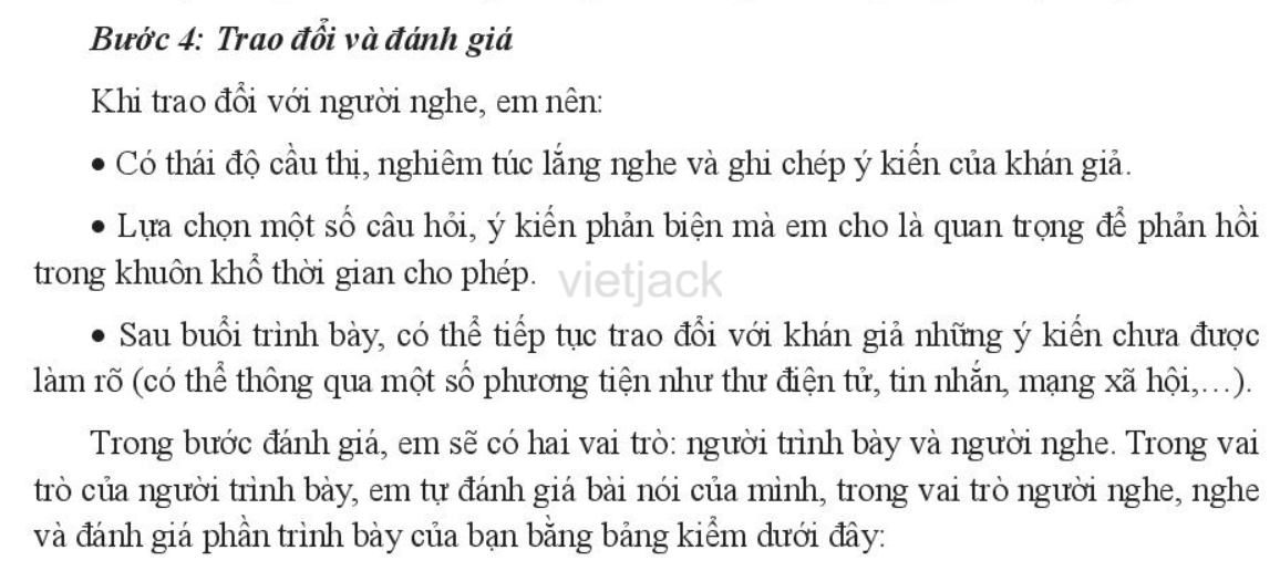 Trình bày ý kiến về một vấn đề trong đời sống