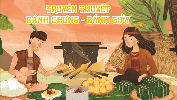 Top 40 tóm tắt Bánh chưng, bánh giầy (hay, ngắn nhất) | Ngữ văn lớp 6 Kết nối tri thức