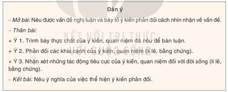 Soạn bài Viết bài văn nghị luận về một vấn đề trong đời sống (Trình bày ý kiến phản đối) | Hay nhất Soạn văn 7 Kết nối tri thức