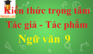 Kiến thức trọng tâm tác giả tác phẩm Ngữ văn 9 đầy đủ