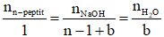 Công thức tính số mol OH- trong bài toán thủy phân peptit hay nhất