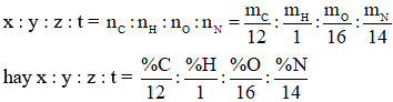 Công thức bài toán đốt cháy amino axit hay nhất