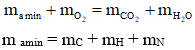 Công thức giải bài toán đốt cháy amin hay nhất