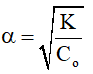 Công thức liên hệ giữa hằng số điện li và độ điện li