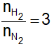 Công thức tính nhanh hiệu suất tổng hợp NH3