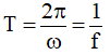 Công thức liên hệ giữa tốc độ góc với chu kì và tần số hay nhất