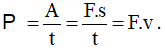 Công thức tính công suất trung bình của lực kéo hay nhất