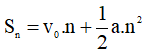 Công thức tính quãng đường đi được trong giây thứ n hay nhất
