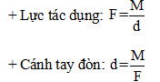 Trọn bộ Công thức Vật Lí lớp 10 Chương 3: Cân bằng và chuyển động của vật rắn quan trọng