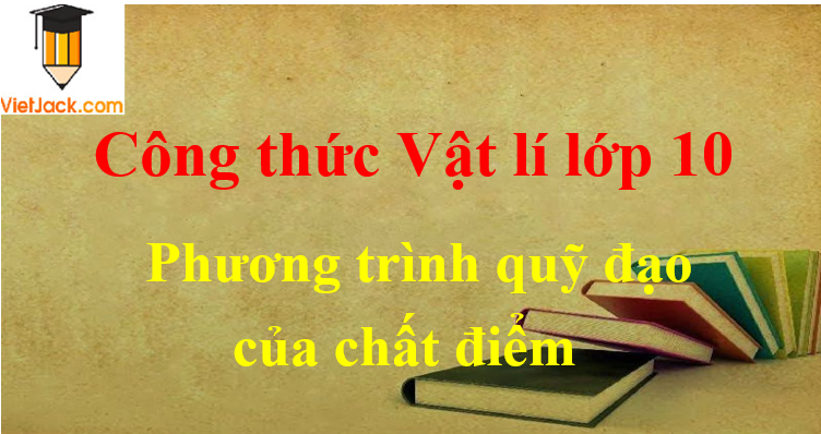 Phương trình quỹ đạo của chất điểm