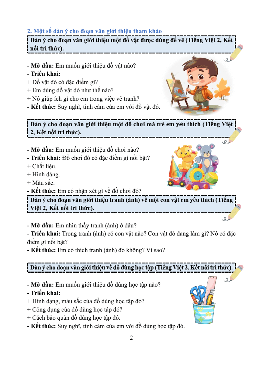 Chuyên đề Văn giới thiệu lớp 2
