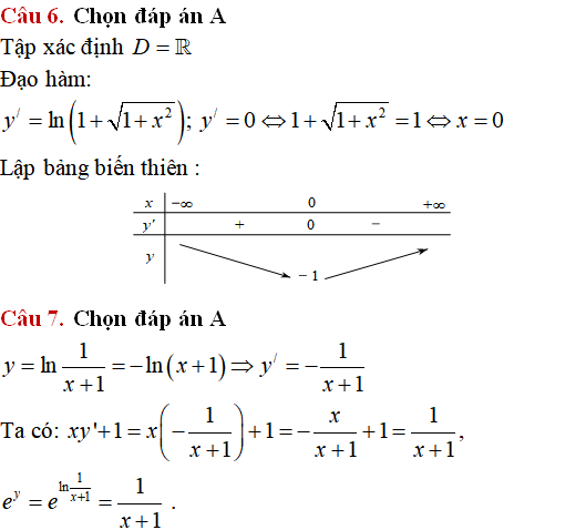 10 câu vận dụng cao hàm số mũ, hàm số lũy thừa, hàm số logarit - Toán lớp 12