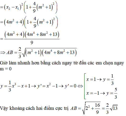 130 bài tập Cực trị của hàm số cơ bản có lời giải - Toán lớp 12