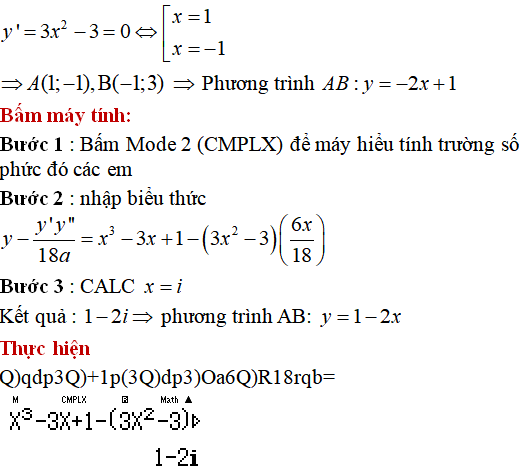 130 bài tập Cực trị của hàm số cơ bản có lời giải - Toán lớp 12