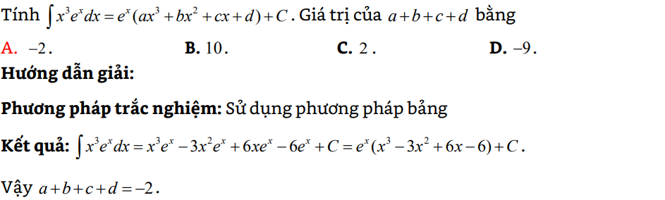 15 Bài tập Phương pháp nguyên hàm từng phần có lời giải (vận dụng cao) - Toán lớp 12