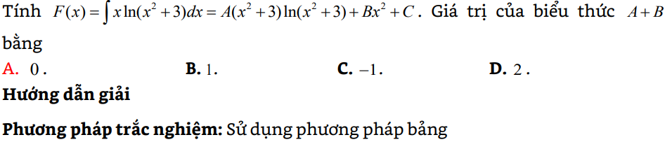 15 Bài tập Phương pháp nguyên hàm từng phần có lời giải (vận dụng cao) - Toán lớp 12