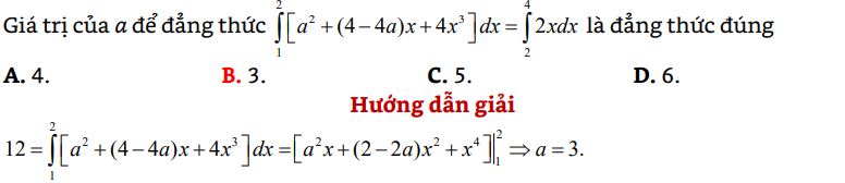 25 bài tập trắc nghiệm tích phân có lời giải (vận dụng cao) - Toán lớp 12