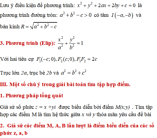 50 bài tập trắc nghiệm tập hợp điểm biểu diễn số phức có lời giải - Toán lớp 12