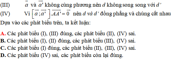 58 bài tập trắc nghiệm Phương trình đường thẳng trong không gian có lời giải - Toán lớp 12