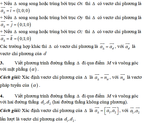 58 bài tập trắc nghiệm Phương trình đường thẳng trong không gian có lời giải - Toán lớp 12