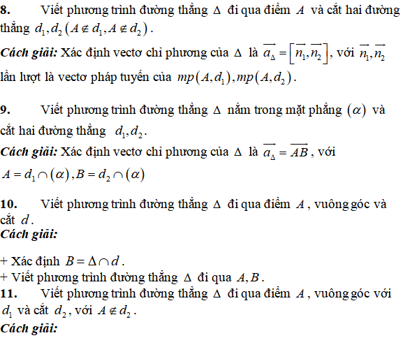 58 bài tập trắc nghiệm Phương trình đường thẳng trong không gian có lời giải - Toán lớp 12