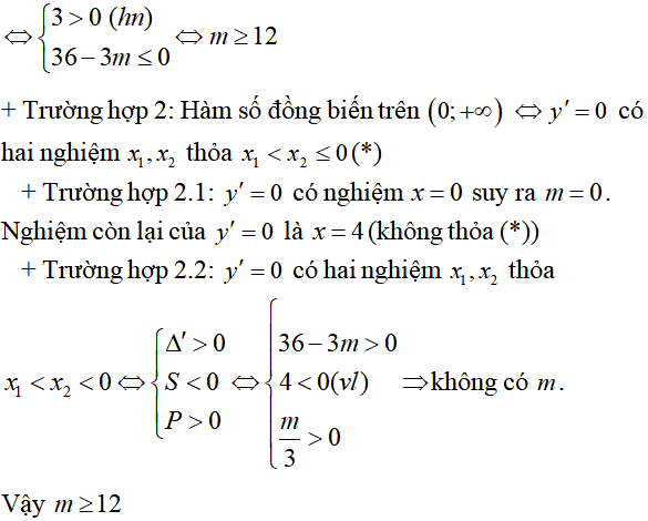 60 bài tập Tính đơn điệu của hàm số có lời giải (phần 1) - Toán lớp 12