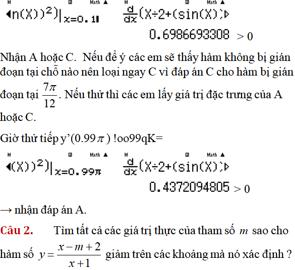 60 bài tập Tính đơn điệu của hàm số có lời giải (phần 1) - Toán lớp 12